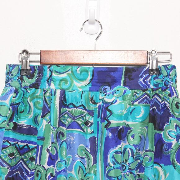 Vintage Options Melrose 100% Silk floral culottes Size M by Options Melrose - Picture 3 of 8